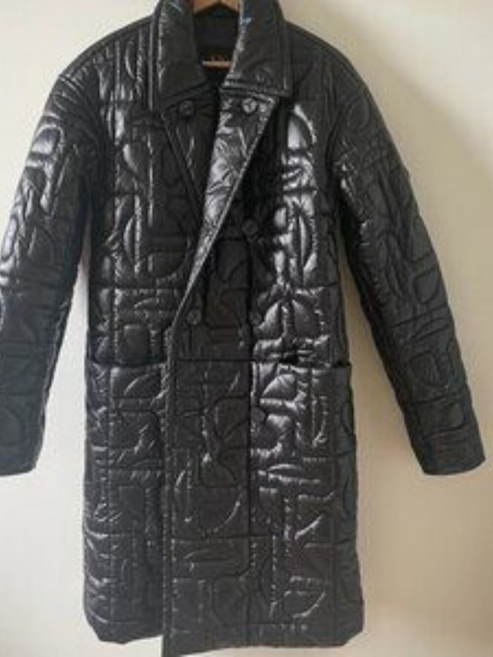 NWT Moose Knuckles x Telfar Quilted Black Leather Peacoat XL/2XL
